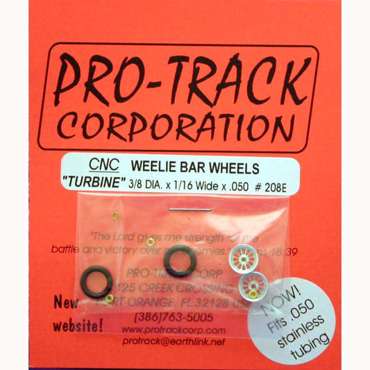 PROTRACK WHEELIE WHEELS TURBINE PTM208E - Innovative Slots