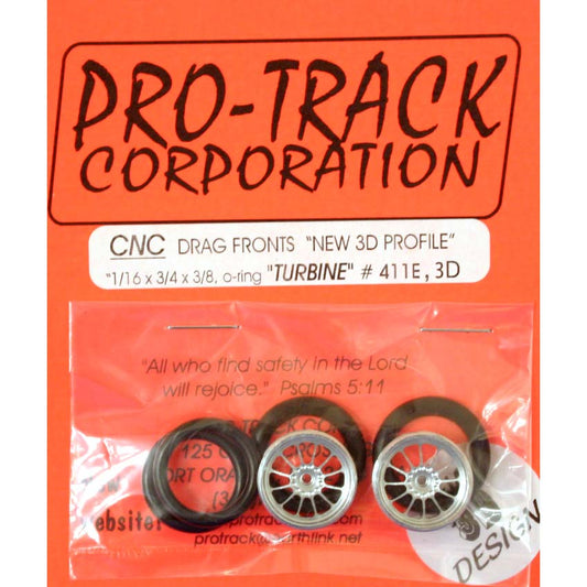 PROTRACK 1/16 X 3/4 TURBINE 3D FRONTS PTM411E,3D