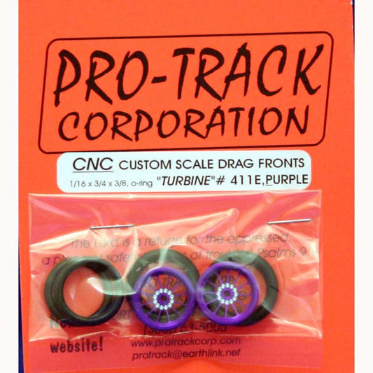 PTM411E,P PROTRACK FRONTS 1/16X3/4 TURBINE PURPLE - Innovative Slots