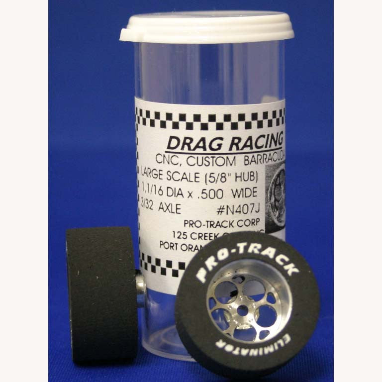 PTMN407J -Magnum Drag Rear Tires - For 3/32 axle, they are 1 1/16" - Innovative Slots