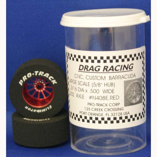 PTMN408E,R PROTRACK 3/32X1 3/16 X535 TURBINE RED - Innovative Slots