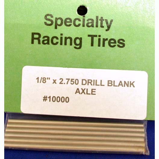 SRT10000 - Heavy duty drill blank axle 1/8 fairgrounds