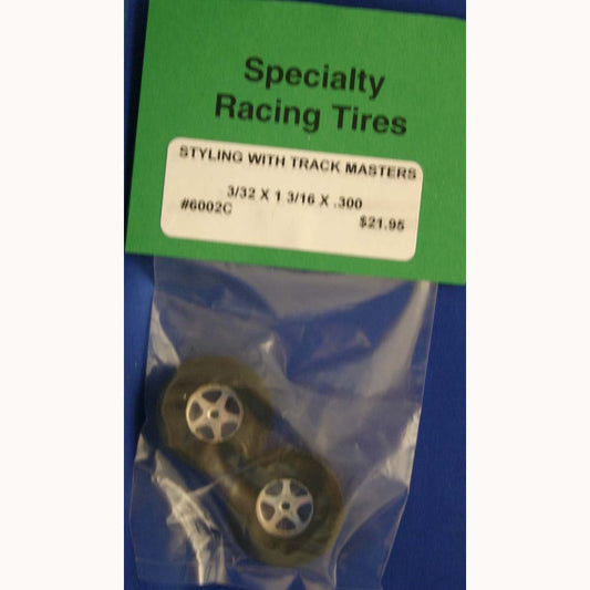 SRT6002C - 3/32 x 1 1/16 x .300 wide rims - The matching front rims are 6001 - Innovative Slots