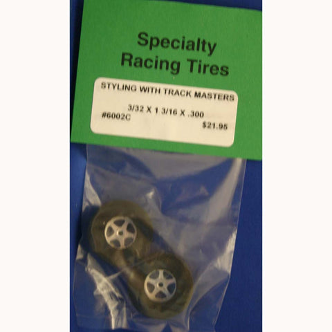 SRT6002C - 3/32 x 1 1/16 x .300 wide rims - The matching front rims are 6001 - Innovative Slots