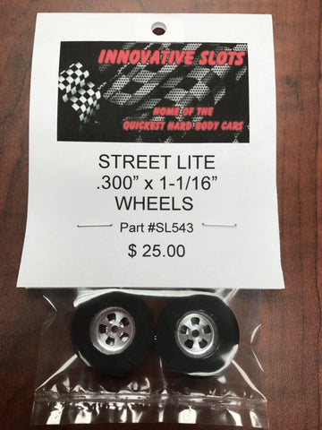 Street Lite .300"X1-1/16" Wheels
