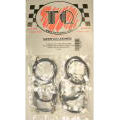 TQR138 1' BLUE LEAD WIRE W/SILVER CLIPS - Innovative Slots