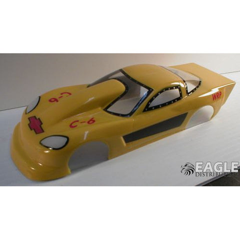 WRP  2005 C-6 Top Sportsman Vette drag body clear Lexan    WRPB42