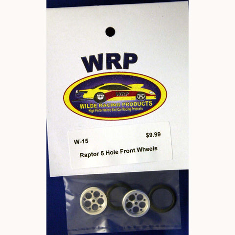 WRPW-15 - Drag Front Tires - Raptor style 3/4" in diameter.