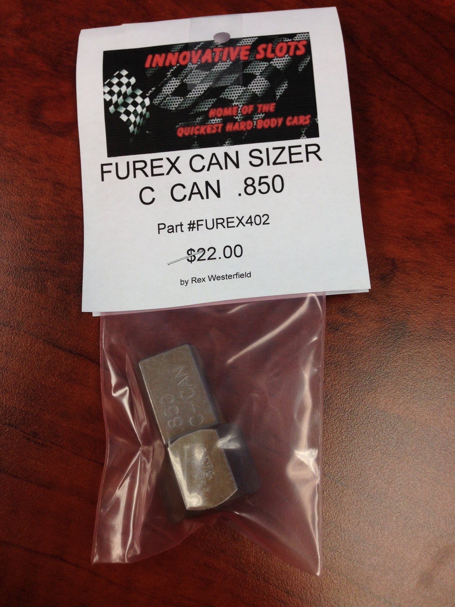 FUREX402 C CAN SIZER .850 - Innovative Slots