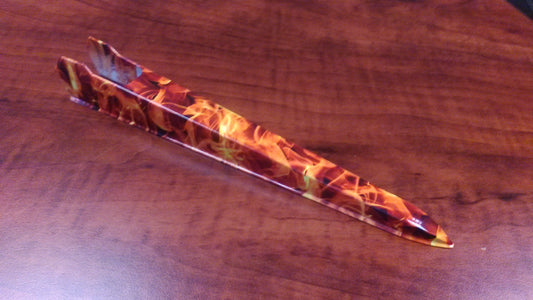 Harris hydro dipped and clear coated Innovative dragster body & windscreen