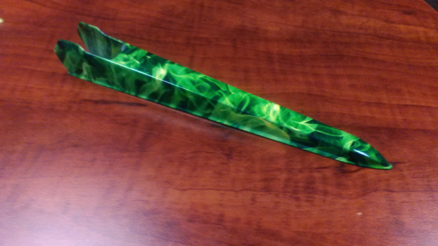 Harris hydro dipped and clear coated Innovative dragster body & windscreen