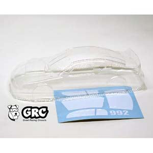 1/24 Chevy Stock Car - 4.5" WB GRC Body - Clear w/Masks MAR992