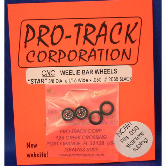 WHEELIE WHEELS STAR, BLACK-PTM208B,BLK - Innovative Slots