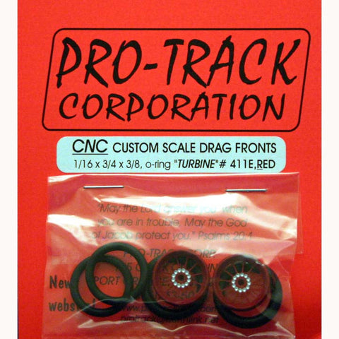 PTM411E,R PROTRACK FRONTS 1/16 X 3/4 TURBINE RED - Innovative Slots