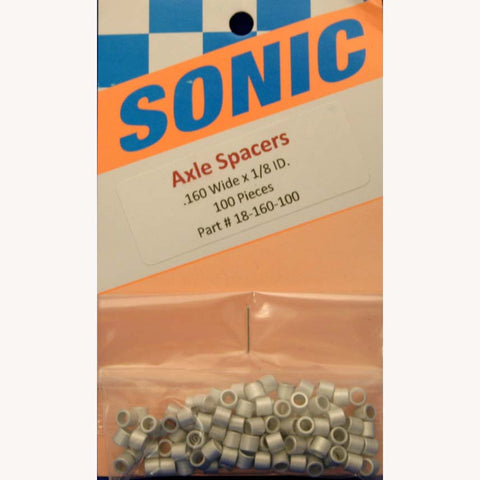 SON18-160-100  .160 1/8 Axle Spacers