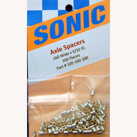 SONIC 3/32 160 AXLE SPACERS -SON320-160-100 - Innovative Slots